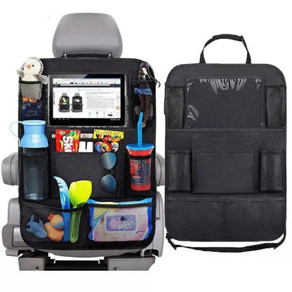 Car Seat Organizer Multifunctional Oxford Fabric Car Back Multi Pocket Storage Bag with Tablet Holder Protector for Kids Endium